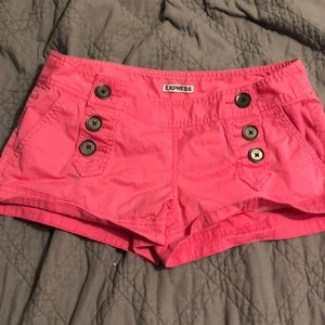 Bright Pink Express Sailor Shorts
